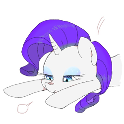 Size: 768x768 | Tagged: safe, artist:kagitsuki, character:rarity, species:pony, species:unicorn, female, mare, simple background, solo, white background