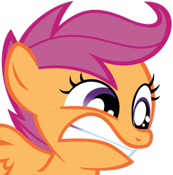 Size: 4794x4840 | Tagged: safe, artist:fallingferret, character:scootaloo, absurd resolution, female, simple background, solo, transparent background, vector