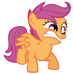 Size: 6156x6240 | Tagged: safe, artist:fallingferret, character:scootaloo, absurd resolution, female, simple background, solo, transparent background, vector