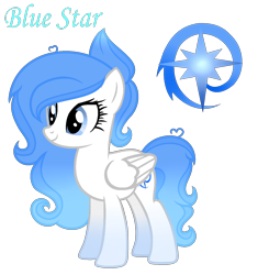 Size: 1324x1352 | Tagged: safe, artist:starglaxy, oc, oc:blue star, species:pegasus, species:pony, female, mare, show accurate, simple background, solo, transparent background