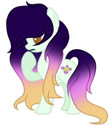 Size: 1024x1187 | Tagged: safe, artist:k3elliebear, oc, oc:weary flower, species:earth pony, species:pony, female, mare, simple background, solo, transparent background