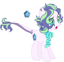 Size: 1024x999 | Tagged: safe, artist:k3elliebear, oc, oc:daring gem, parent:rarity, parent:spike, parents:sparity, species:dracony, clothing, hybrid, interspecies offspring, offspring, scarf, simple background, solo, transparent background