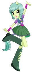 Size: 1152x2588 | Tagged: safe, artist:rosesweety, my little pony:equestria girls, bangles, boots, clothing, female, joy lefrog, regal academy, shoes, simple background, skirt, solo, transparent background