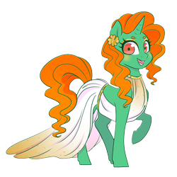 Size: 1600x1600 | Tagged: safe, artist:pitchpatch, oc, oc only, oc:emerald isle, species:pony, species:unicorn, 2019 community collab, derpibooru community collaboration, clothing, dress, simple background, solo, transparent background