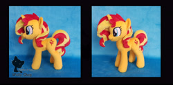 Size: 5804x2852 | Tagged: safe, artist:wollyshop, character:sunset shimmer, species:pony, female, irl, photo, plushie