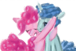 Size: 1024x683 | Tagged: safe, artist:billyggruff, character:party favor, character:pinkie pie, species:pony, ship:partypie, female, male, shipping, straight