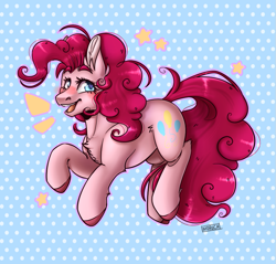 Size: 933x891 | Tagged: safe, artist:norica-official, character:pinkie pie, species:pony, blushing, female, solo