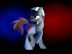 Size: 1024x768 | Tagged: safe, artist:kittensneezikuns, species:pony, good cop bad cop, lego, ponified, solo, the lego movie