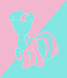Size: 1920x2232 | Tagged: safe, artist:awesomedude14, derpibooru original, character:twilight sparkle, species:pony, species:unicorn, duotone, female, happy, mare, one hoof raised, simple background, solo