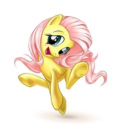 Size: 800x857 | Tagged: safe, artist:averagedraw, character:fluttershy, cute, happy, hooves