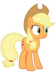 Size: 9000x12000 | Tagged: safe, artist:vvolllovv, character:applejack, species:earth pony, species:pony, absurd resolution, clothing, female, hat, simple background, solo, transparent background, vector