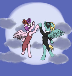 Size: 1000x1049 | Tagged: safe, artist:dragoon32, species:pegasus, species:pony, episode:dancing in the clouds, g3, dancing