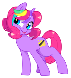Size: 1398x1544 | Tagged: source needed, safe, artist:klewgcg, base used, oc, oc only, oc:techy twinkle, species:pony, species:unicorn, blep, movie accurate, simple background, solo, tongue out, white background