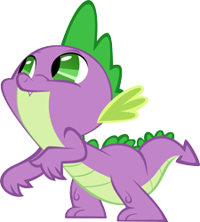 Size: 3000x3335 | Tagged: safe, artist:almostfictional, character:spike, species:dragon, episode:green isn't your color, g4, my little pony: friendship is magic, .svg available, inkscape, simple background, transparent background, vector, vector trace