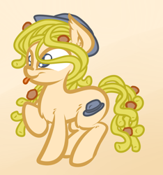 Size: 750x800 | Tagged: safe, artist:oblivinite, oc, species:pony, atheism, clothing, fedora, flying spaghetti monster, food, hat, meme, pasta, ponified, spaghetti
