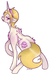 Size: 408x600 | Tagged: safe, artist:pony-untastic, species:pony, homestuck, ponified, rose lalonde