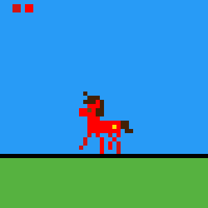 Size: 300x300 | Tagged: safe, artist:nukepony360, oc, oc only, oc:nuclear fission, species:earth pony, species:pony, animated, gif, male, needs more saturation, pixel art, simple background, solo, stallion, walk cycle, walking