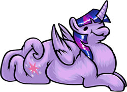 Size: 896x649 | Tagged: safe, artist:thrimby, character:twilight sparkle, character:twilight sparkle (alicorn), species:alicorn, species:lamia, species:pony, derp, female, lying down, original species, snake pony, solo, twilamia