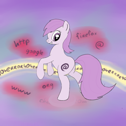 Size: 1200x1200 | Tagged: safe, artist:eternyan, oc, oc only, species:pony, internet, ponified, solo