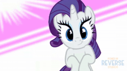 Size: 1920x1080 | Tagged: safe, artist:reverse studios, character:rarity, species:pony, species:unicorn, animated, big smile, cute, eyelashes, eyes closed, female, grin, happy, hooves to the chest, hooves together, hooves up, mare, music, music video, open mouth, raribetes, smiling, smiling at you, solo, sound, webm