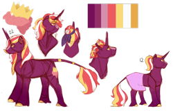 Size: 1280x817 | Tagged: safe, artist:minsona, oc, oc only, oc:lasting legacy, parent:rarity, parent:twilight sparkle, parents:rarilight, species:pony, species:unicorn, magical lesbian spawn, next generation, offspring, reference sheet, simple background, solo, transparent background