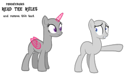Size: 1134x684 | Tagged: safe, artist:kingbases, oc, species:alicorn, species:pony, alicorn oc, base, duo, horn, nervous, pointing, raised hoof, simple background, transparent background, wings