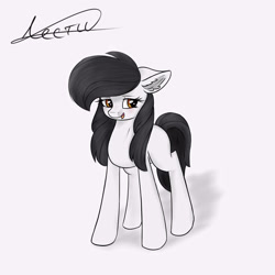 Size: 3000x3000 | Tagged: safe, artist:lesti, oc, oc only, species:earth pony, species:pony, female, mare, signature, simple background, solo, white background