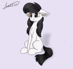 Size: 3500x3300 | Tagged: safe, artist:lesti, oc, oc only, species:earth pony, species:pony, female, mare, signature, simple background, sitting, solo, white background