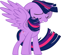 Size: 6950x6292 | Tagged: safe, artist:jerick, character:twilight sparkle, character:twilight sparkle (alicorn), species:alicorn, species:pony, episode:the crystal empire, g4, my little pony: friendship is magic, absurd resolution, female, mare, simple background, solo, transparent background, vector, windswept mane
