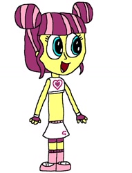 Size: 1024x1341 | Tagged: safe, artist:mixopolischannel, character:majorette, character:sweeten sour, my little pony:equestria girls, boxing bra, boxing shoes, boxing skirt, boxing trunks, clothing, cycling shorts, exeron fighters, exeron gloves, exeron outfit, fingerless gloves, gloves, majorette, mma gloves, shoes, skirt, sneakers, socks, sports bra, sweeten sour