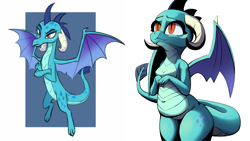 Size: 1920x1080 | Tagged: safe, artist:ahobobo, character:princess ember, species:dragon, chubby, female, who is the best?!