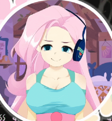 Size: 393x424 | Tagged: safe, artist:sedrice, artist:vannamelon, character:fluttershy, species:human, my little pony:equestria girls, animated, anime, big breasts, breasts, busty fluttershy, cleavage, clothing, cute, female, flutterchan, gamer girl, gamershy, humanized, kotobukiya fluttershy, shyabetes, solo, vannamelon, youtube, youtube link