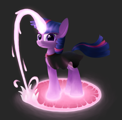 Size: 3024x2972 | Tagged: safe, artist:sheeppony, character:twilight sparkle, g4, cape, clothing, female, magic, solo