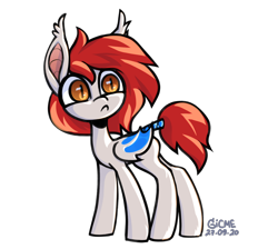 Size: 1898x1704 | Tagged: safe, artist:gicme, oc, oc only, oc:riellenc hill, species:bat pony, species:pony, g4, bat wings, simple background, solo, surprised, transparent background, wings