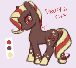 Size: 776x687 | Tagged: safe, artist:twighat, oc, oc only, oc:cherry fizz, plot, reference sheet, solo