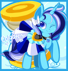 Size: 950x1000 | Tagged: safe, artist:sugaryrainbow, character:minuette, clothing, cutie mark background, dress, female, solo