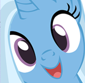 Size: 167x164 | Tagged: safe, artist:sparkarez, character:trixie, close-up, smiling