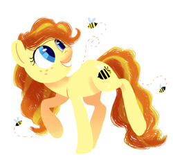 Size: 700x672 | Tagged: safe, artist:toodles3702, character:bumblesweet, character:honeybuzz, bee, female, solo