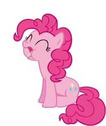 Size: 787x939 | Tagged: safe, artist:choopy, character:pinkie pie, species:earth pony, species:pony, episode:a bird in the hoof, g4, my little pony: friendship is magic, animated, animated png, eating, female, mare, puffy cheeks, simple background, transparent background, vector