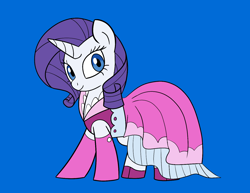 Size: 1408x1088 | Tagged: safe, artist:haxorus31, character:rarity, clothing, dress, female, simple background, solo