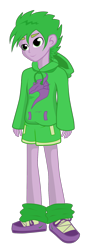 Size: 700x2000 | Tagged: safe, artist:shark-sheep, character:spike, my little pony:equestria girls, equestria girls-ified, human spike, male, solo