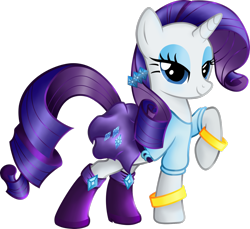 Size: 1600x1465 | Tagged: safe, artist:beamsaber, character:rarity, species:pony, species:unicorn, boots, bracelet, clothing, cute, equestria girls outfit, female, jewelry, lidded eyes, skirt, solo