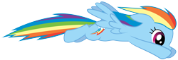 Size: 6000x2050 | Tagged: safe, artist:chubble-munch, character:rainbow dash, episode:lesson zero, g4, my little pony: friendship is magic, absurd resolution, female, flying, simple background, solo, transparent background, vector, wind