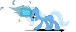 Size: 4597x1952 | Tagged: safe, artist:archonitianicsmasher, character:trixie, species:pony, species:unicorn, female, magic, mare, simple background, solo, training, transparent background, vector