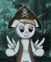 Size: 1000x1200 | Tagged: safe, artist:eternyan, character:rainbow dash, alexander pistoletov, female, hilarious in hindsight, parody, pirate, pirate dash, solo