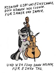 Size: 545x718 | Tagged: safe, artist:closer-to-the-sun, character:octavia melody, apocalyptica, david bowie, female, german, lyrics, solo