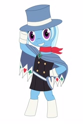 Size: 833x1250 | Tagged: safe, artist:diego havoc, character:trixie, species:pony, species:unicorn, ace attorney, crossover, female, mare, phoenix wright, solo, trucy wright