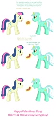 Size: 934x2001 | Tagged: safe, artist:diego havoc, character:bon bon, character:lyra heartstrings, character:sweetie drops, ship:lyrabon, episode:hearts and hooves day, g4, my little pony: friendship is magic, comic, female, lesbian, marriage proposal, shipping, valentine's day