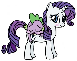 Size: 763x599 | Tagged: safe, artist:closer-to-the-sun, character:rarity, character:spike, ship:sparity, female, male, shipping, straight