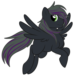 Size: 1349x1385 | Tagged: safe, artist:muzz, oc, oc only, oc:rome silvanus, species:pegasus, species:pony, green eyes, multicolored hair, solo, wings